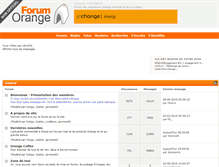 Tablet Screenshot of forum-orange.com